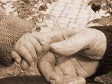 Hands Young & Old, photo by Emmanuel Avetta